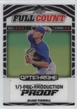 2023 Leaf Eclectic Optichrome Full Count 1/1 Blade Tidwell #OFC-BT1 s5q