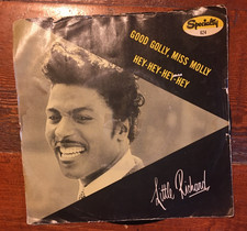 Little Richard GOOD GOLLY MISS MOLLY/HEY-HEY 45 Vinyl Record PS VG Photo Sleeve