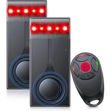 108dB Motion-Activated Car Alarm with Magnetic Mount  Wireless Remote