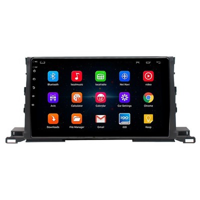 10.1'' For Toyota Highlander 2014-2019 Carplay Android 13.0 Car Radio GPS 2+32GB