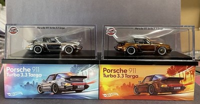 Hot Wheels RLC Exclusive 1988 Porsche 911 Targa Turbo CHROME CHASE