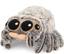 Halloween Spider Plush Toy, 8.2 Inch Cute Big Eyes Spider Stuffed Animal, Simula