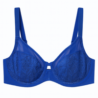 Triumph Amourette Charm W02 Damen Bh Mit BüGel Gr. 85E Blau