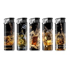 Lux Elektronik Feuerzeug Whiskey Design