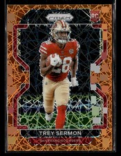 2021 Panini Prizm #354 Trey Sermon Lazer Rookie Card San Francisco 49ers. rookie card picture