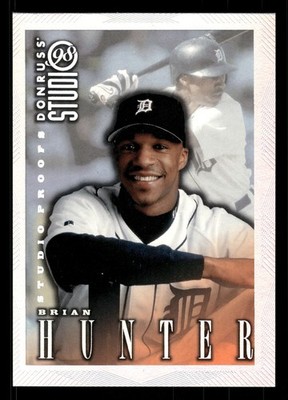 Brian Hunter Detroit Tigers 1998 Studio Silver Press Proof #53