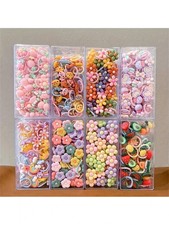 40pcs Random Mixed Cute Scrunchies Set – Colorful Hair Accessories for Women -UK