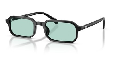 Emporio Armani 4253U - 54 501765 - Sonnenbrille - Schwarz Hochglanz/Hellblau