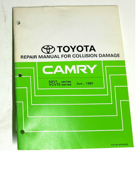Toyota Camry 1991-1996 OEM Shop Service Repair Manual Body Work Guide Collision