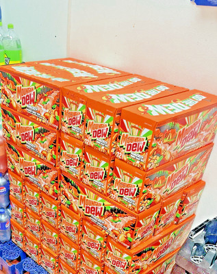 NEW LIMITED EDITION Mountain Dew Mango Rush Sweet Heat [12 Pack-16 fl oz Cans]
