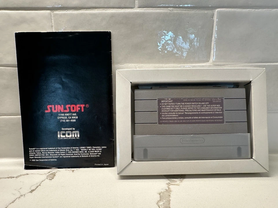 Road Runner's Death Valley Rally (Super Nintendo, SNES, 1992) CIB - tested - Image 4 of 4