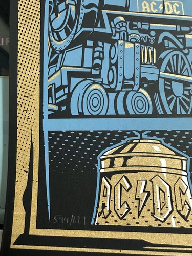 AC/DC CONCERT poster 2025 Power PWR Up Allegiant Stadium Las Vegas, NV #532/627 - Picture 5 of 5