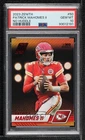 2023 Panini Zenith No Huddle Patrick Mahomes II #50 PSA 10 GEM MT