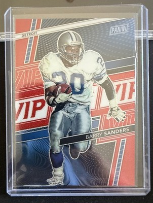 Barry Sanders 2026 Panini National Gold VIP Packs Red Ice # /99