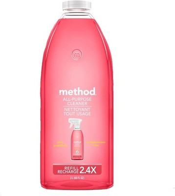 Method All-Purpose Cleaner Refill, Pink Grapefruit, 68 68 Fl Oz (Pack of 1) 