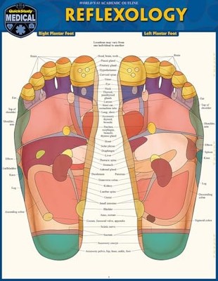 Reflexology : A QuickStudy Laminated Reference Guide by Vincent Perez (2025, ...