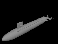 USS Sturgeon (SSN-637) Sturgeon Class Submarine 1:200 scale