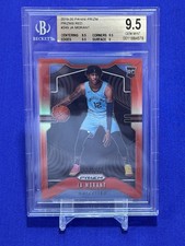 JA MORANT #249 2019-2020 PANINI PRIZM RED PRIZM RC /299 BGS 9.5 Blazers Red
