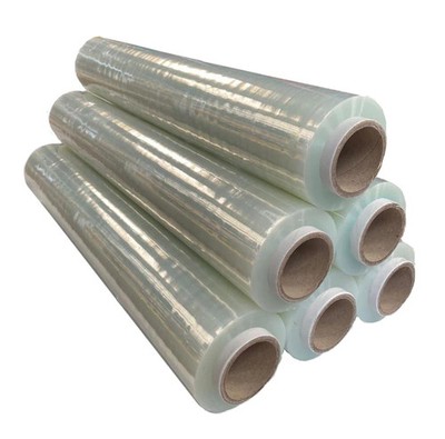 6 x transparente strapazierfähige Schrumpffolienrolle Stretchfolie Verpackung 400 mm x 250 m Angebot