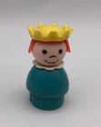 Fisher Price Little People Vintage 993 Castle Royal PRINCESS Girl Turquoise Red