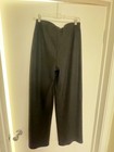 Vince Italian Wool-Blend High-Waist Bias Pant, Wide Leg, Size XS, Black — photo 5
