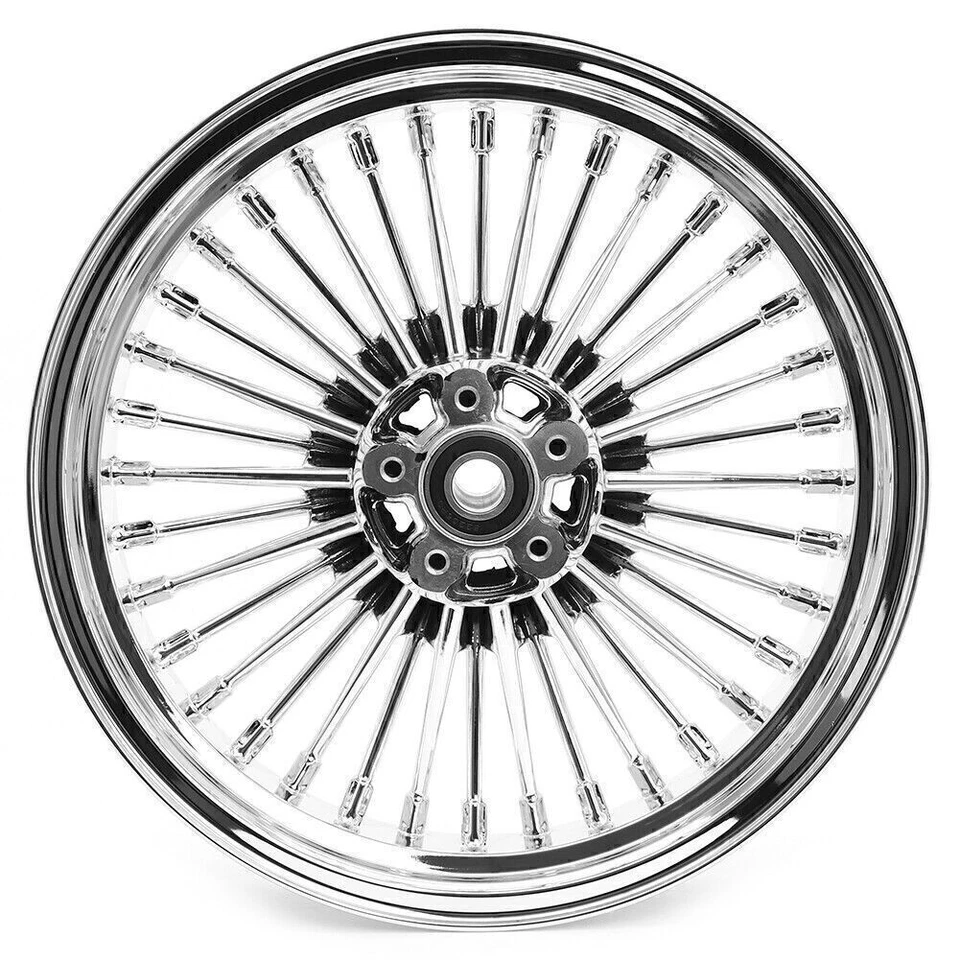 21x3.5 16x3.5 Fat Spoke Wheels for Harley Touring Electra Glide Ultra Classic - Изображение 3 из 4
