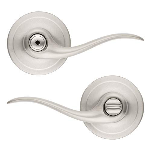 97300-817 Tustin Traditional Wave Bedroom/Bathroom Locking Door Lever Privacy