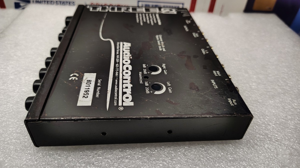 AudioControl THREE2 In Dash Pre-Amp Equalizer Crossover with