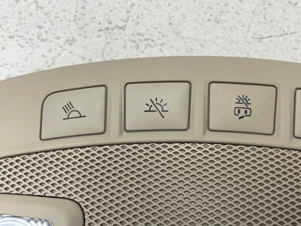 17-20 Lincoln Continental Front & Rear Overhead Dome Light Lamp Set 1589 OEM - Image 4 of 4