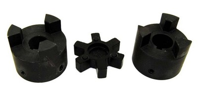 1'' L100 Flexible 3-Piece L-Jaw Coupling Coupler Set & Buna-N NBR Rubber Spider
