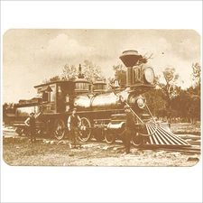 Narrow-Guage Locomotive D & BG #94 Baldwin 4-4-0 Postcard Old West Collection