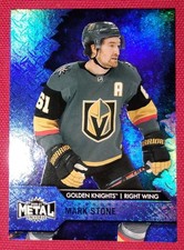 20/21 Metal Universe Blue Spectrum #61 Mark STONE Vegas GOLDEN KNIGHTS