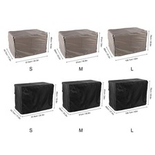 Dog Cage Protection Cover Waterproof Dustproof Oxford Cloth Pet Kennel Cover