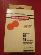RADIO SHACK -COLOR INKJET  CARTRIDGE, REPLACES HP-17, SEALED-NEW.