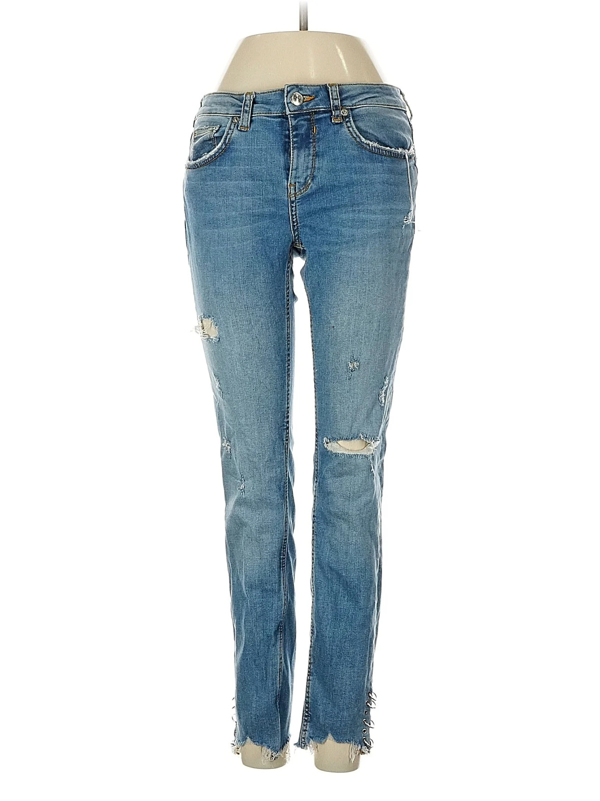 Zara Women Blue Jeans 6