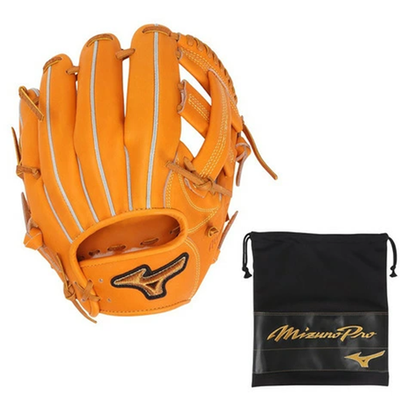 MizunoPro 號 オレンジ NEW] Mizuno pro classic 11.5 Infield Right Orange 1AJGR32123 Glove