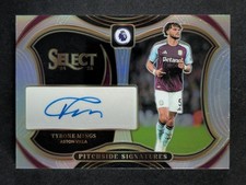 2024-25 Panini Select EPL TYRONE MINGS Auto Pitchside Signatures #PS-TM