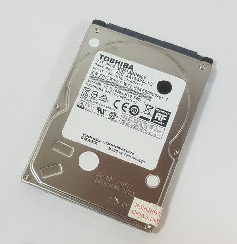500GB Toshiba MQ01ABD050V SATA 2,5" Notebook Festplatte 5400RPM