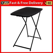 Mainstays 26" Adjustable Height Personal Folding Table, Black