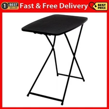 Mainstays 26" Adjustable Height Personal Folding Table, Black