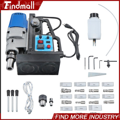 #ad Findmall Magnetic Drill Stepless Speed Bi Directional 1950W 13900N Mag Force $251.72