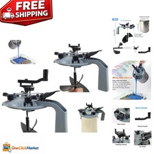 Universal Paint Mixer Kit with 2 Mixing Lids - Leak-Proof  Compact Design