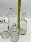 Vintage Glass Bottles Set of 4 — photo 2