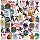 ELVIS ICONIC VARIETY DIE CUT VINYL 50 CT STICKER PACK