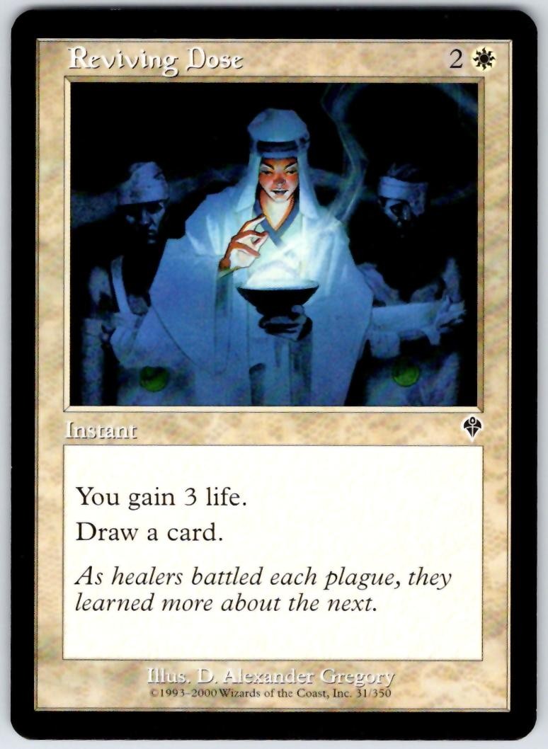 Reviving Dose 31 Common Invasion MTG Near Mint