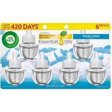 Air Wick Scented Oil Refills Fresh Linen - 120oz/6ct