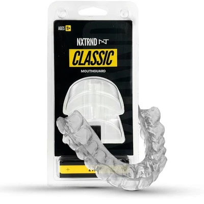 NXT NXTRND 2 Pack Nxtrnd Classic Mouth Guard for All Sports (Transparent)