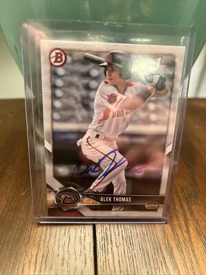 その他 2018 Bowman DRAFT 2018 bowman draft alek thomas auto /75