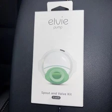 Elvie Pump - Spout and Valve Kit  (2 Pack)  Teal - New in box