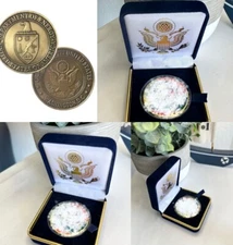 DOE US Department of ENERGY US Government Challenge Coin With President Box
